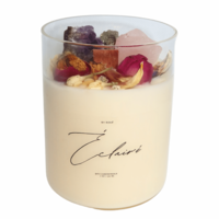The SORTILÉGE de ROSE BIG CRYSTAL candle