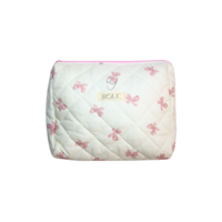 CUSTOM LARGE POCHETTE DE RUBAN TOILETRY BAG
