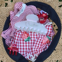 CUSTOM HEART MINI CLIP SET IN LIL’ BERRIES