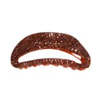 LIMITED CRYSTAL EMBELLISHED CARAMEL LUMIÈRE CLIP