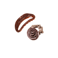 LIMITED CARAMEL LUMIÈRE CLIP & ROSETTE SET