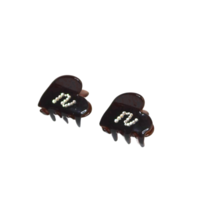 CUSTOM HEART MIDI CLIP SET IN ESPRESSO SHOT