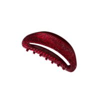 LIMITED CRYSTAL EMBELLISHED RUBY RED CLIP