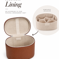 CUSTOM LARGE LE NÉCESSAIRE TOILETRY BAG IN TAWNY