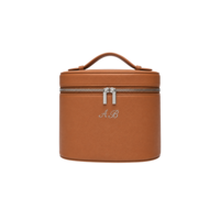 CUSTOM LARGE LE NÉCESSAIRE TOILETRY BAG IN TAWNY