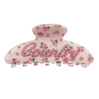 CUSTOM SUGAR ROSE LARGE CLIP