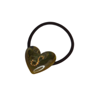 CUSTOM HEART HAIR TIE AVEC SAUGE
