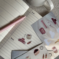 POWDER ROOM SECRETS STICKER SET