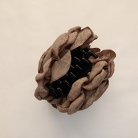 BIG Rosette Clip in MOCHA