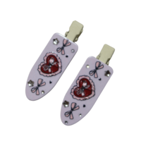 CUSTOM SUGAR HEARTS HAIR PINS