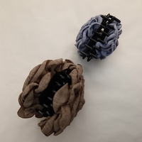 BIG Rosette Clip in MOCHA