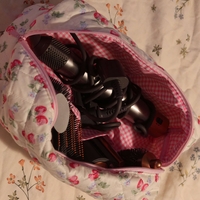 THE CUSTOM DYSON Baguette TOILETRY BAG in STRAWBERRY MILKSHAKE