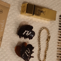 CUSTOM HEART MIDI CLIP SET IN ESPRESSO SHOT