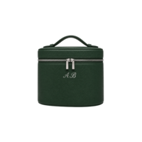 CUSTOM LARGE LE NÉCESSAIRE TOILETRY BAG IN MOSS