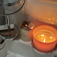 The SORTILÉGE de ROSE BIG CRYSTAL candle