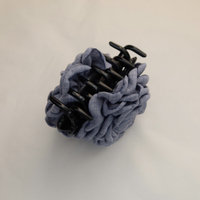 SMALL Rosette Clip in DENIM