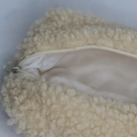 XSMALL LIGHT CUSTARD TEDDY TOILETRY BAG