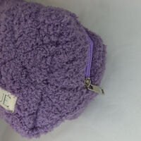 SMALL MISS LAVENDER TERRY TOILETRY BAG