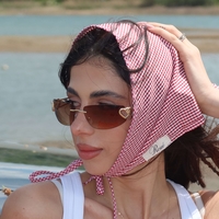 SWEETHEART BANDANA ROUÉ HEADSCARF