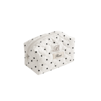 CUSTOM SMALL LOVE AT FIRST DOT TOILETRY BAG