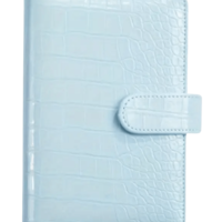 CUSTOM CROCO LEATHER PLANNER IN THE LEXINGTON FROSTING