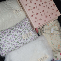 CUSTOM SMALL JARDIN DE TULIPES TOILETRY BAG