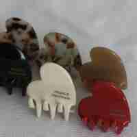 CUSTOM HEART MIDI CLIP SET IN BARRETTE