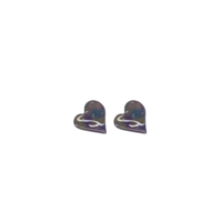 CUSTOM HEART MINI CLIP SET IN DUST