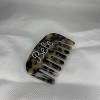 CUSTOM SMALL TOFFEE HAIR COMB