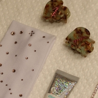 CUSTOM HEART MIDI CLIP SET IN TORTOISE