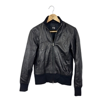 Y-3 Adidas Yohji Yamamoto Women’s Leather Bomber Jacket (S)