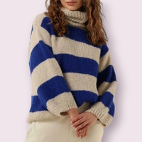 10days Дамски пуловер с висока яка алпака и вълна  (L)