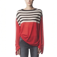Acne Studios Optic Stripe Silk Blouse (M)
