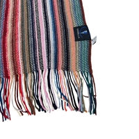 Codello Striped шал с ресни