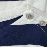 Оригинална блуза Polo Ralph Lauren – Striped Button-Shoulder Top, размер M