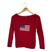 Polo Jeans Co. Ralph Lauren American Flag Sweater (XXS)