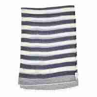 Max Mara ленен шал на райе 61x182