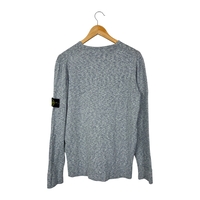 Stone Island Crewneck Linen Blend Compass Sweater (XL)
