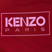 Kenzo Red logo sweater dress (M)