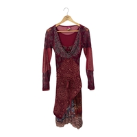 Save The Queen принт рокля (L)