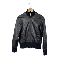 Y-3 Adidas Yohji Yamamoto Women’s Leather Bomber Jacket (S)