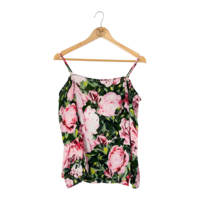 Hallhuber floral копринена принт блуза (38)