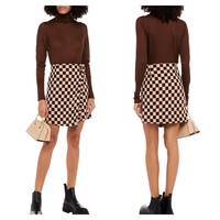 Baum und Pferdgarten Jelena checked mini wrap skirt (S)