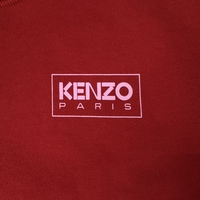 Kenzo Red logo sweater dress (M)