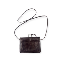 Claudio Ferrici Mini Crossbody Leather Bag
