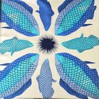 Felicitas Queisser Silk Print Scarf 76x76
