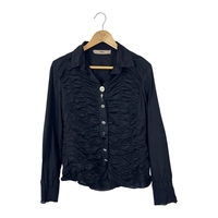 Bottega by Elisa Cavaletti Ruffle Front Blouse (M)