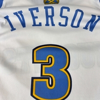 Champion NBA Denver Nuggets #3 Iverson Basketball Jersey (M)