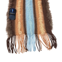 Codello шал с райета и заешка кожа