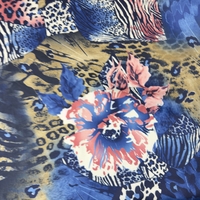 Asema Floral копринен шал 89x89